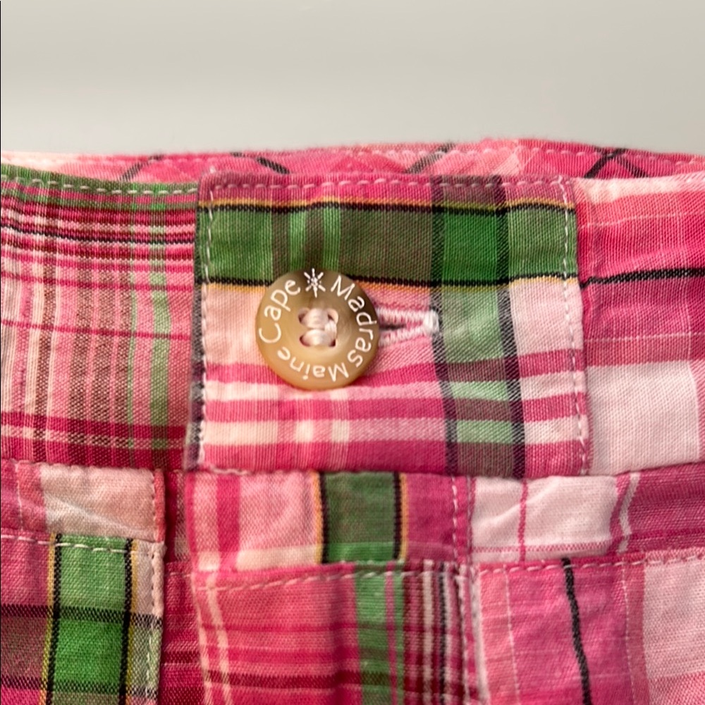 Pink and Green women’s madras skirt by Cape Madras - Picture 5 of 9